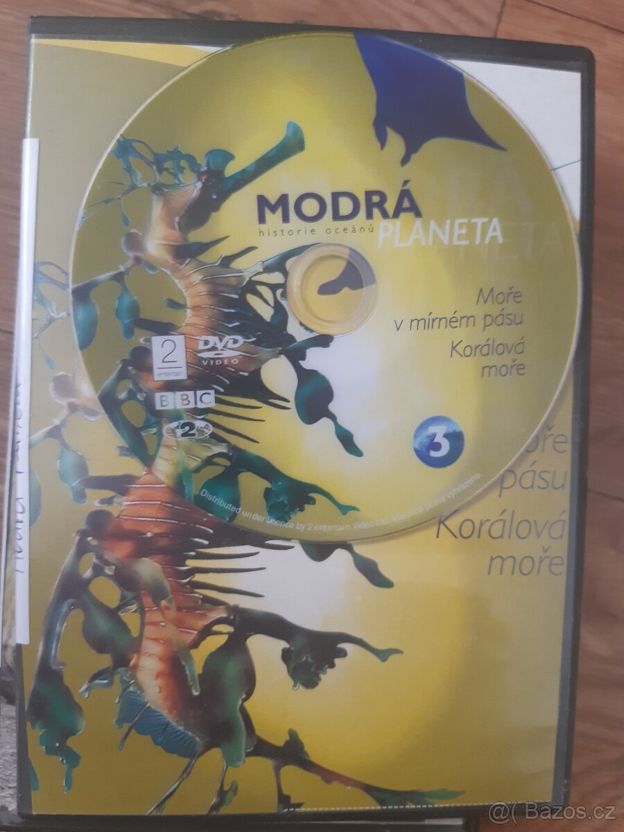 Dokumentární dvd modra planeta, právěk a vesmir - 2