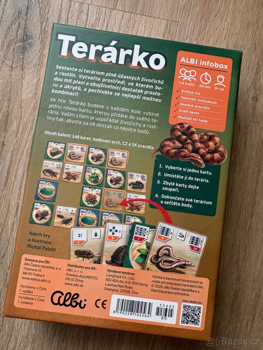 Terárko desková hra - 2