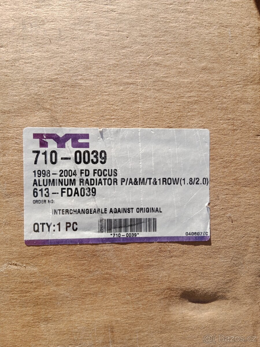 Chladič Ford Focus - 2