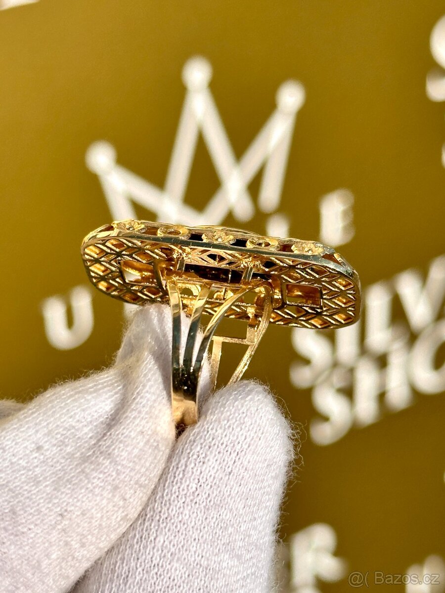 Zlatý prsten 10,32g - 2