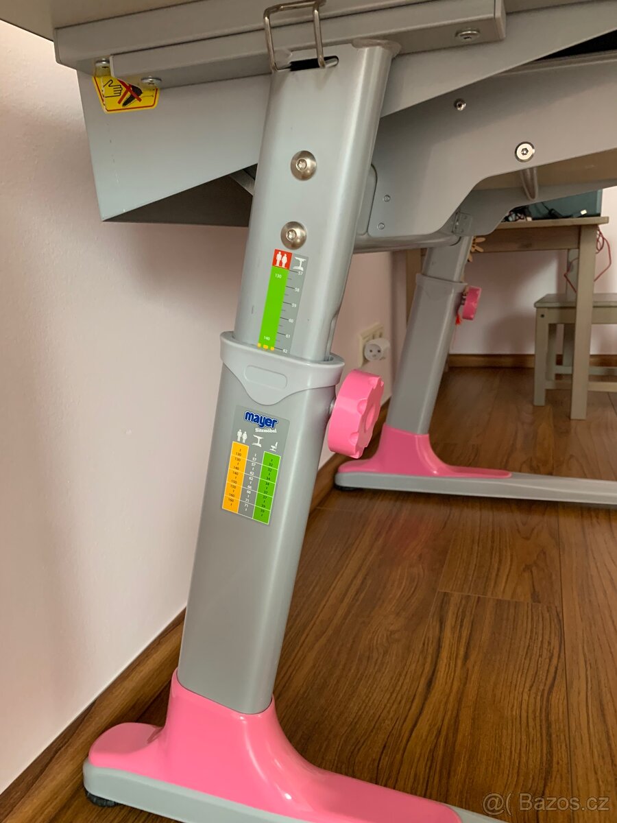 Dětský rostoucí stůl a židle pro školáky Mayer - 2