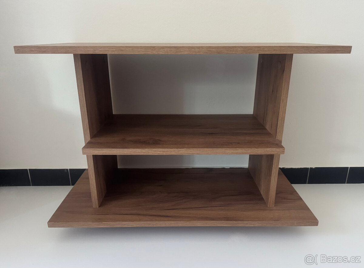 Televizní skříňka TV stolek na kolečkách 73 cm - 2