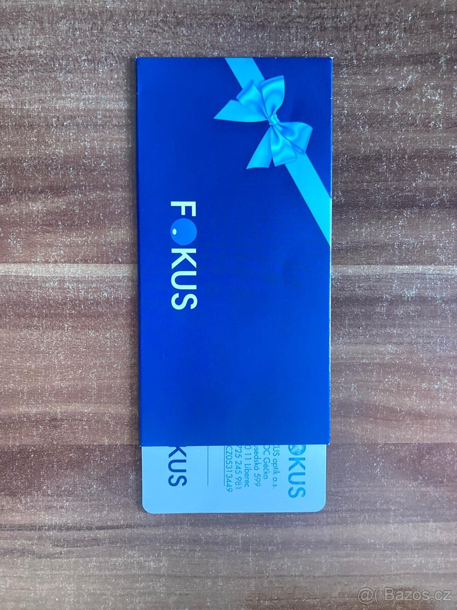 Dárkový poukaz - FOCUS optik - 2