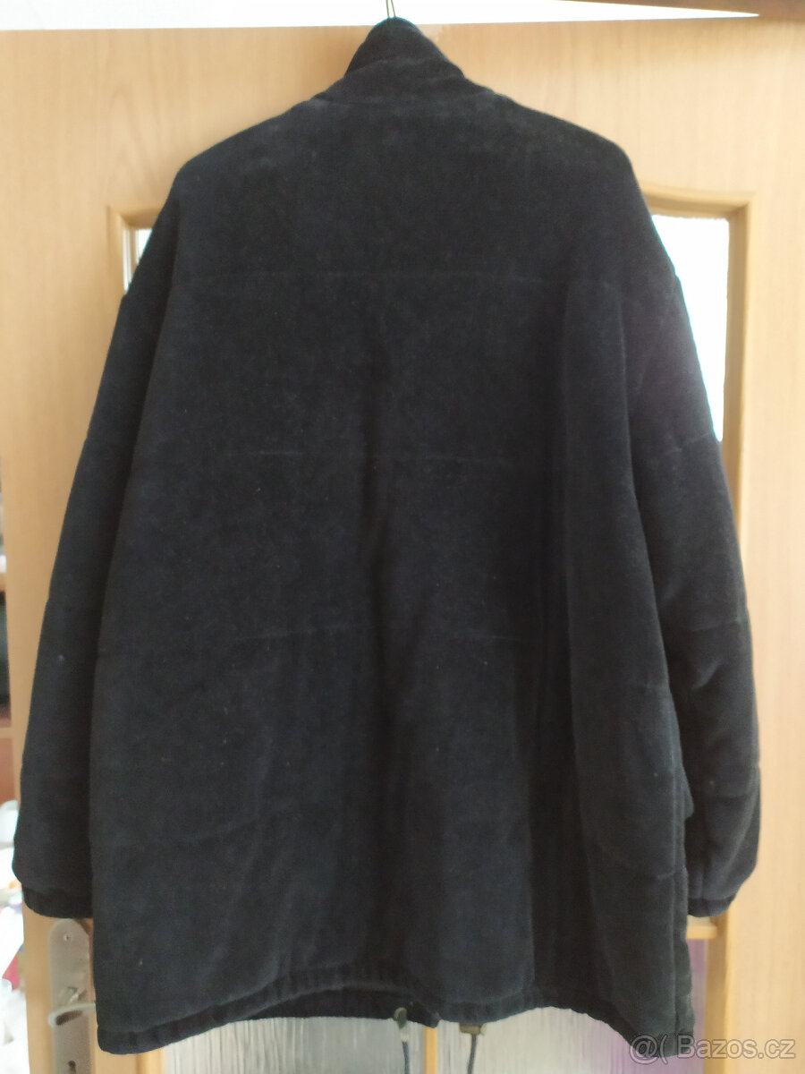 DÁMSKÁ ZIMNÍ TEPLÁ ČERNÁ BUNDA S KAPSAMI C&A VEL.44/46 - 2