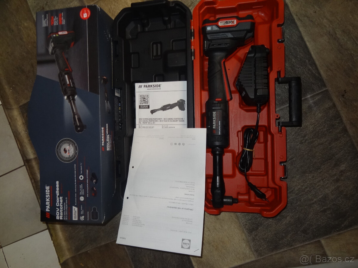 Parkside Aku ráčnový utahovák PARP 20-Li A1 + aku 2Ah x20V T - 2