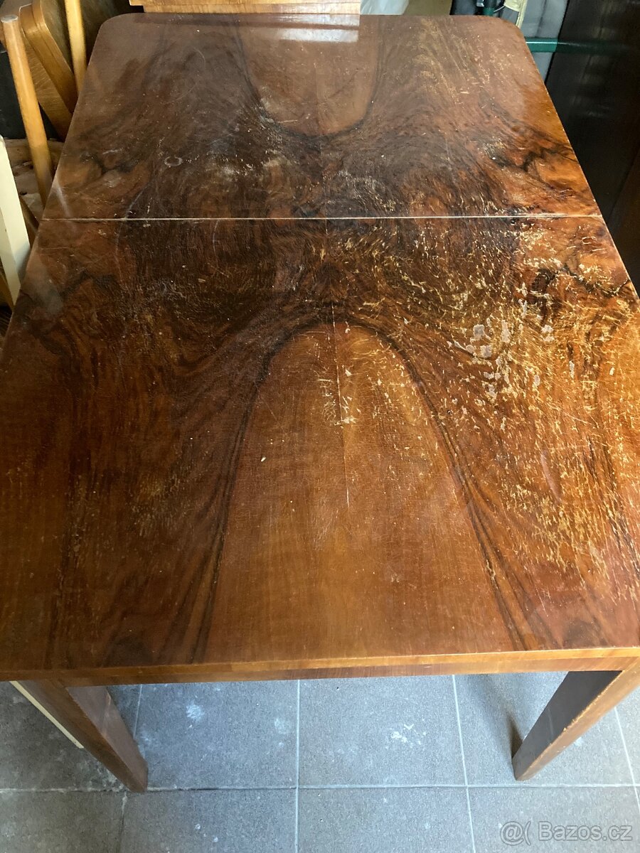 Židle Halabala 4ks a stůl zdarma - 2