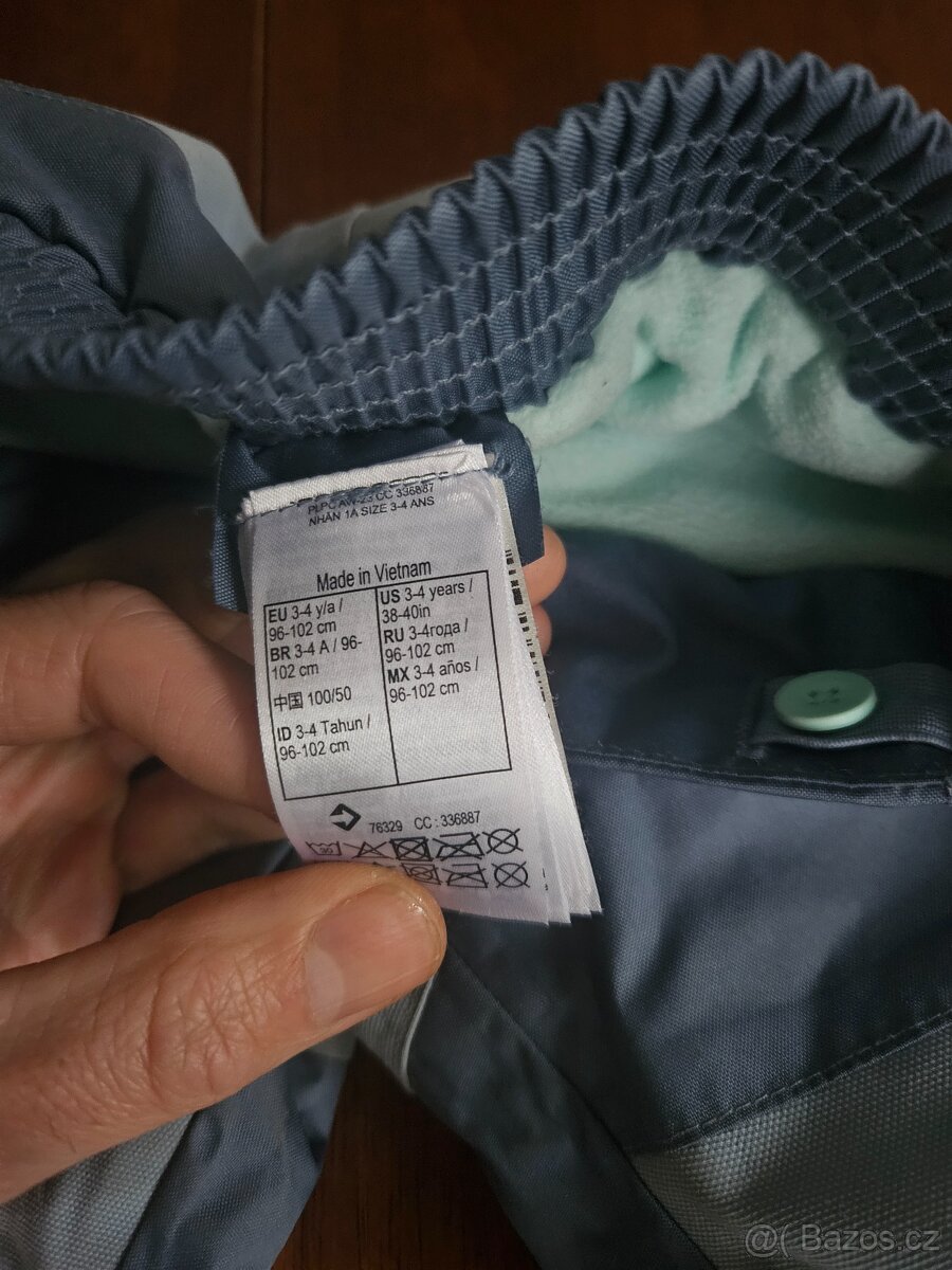 Dětské zateplené kalhoty vel 96-102 - 2