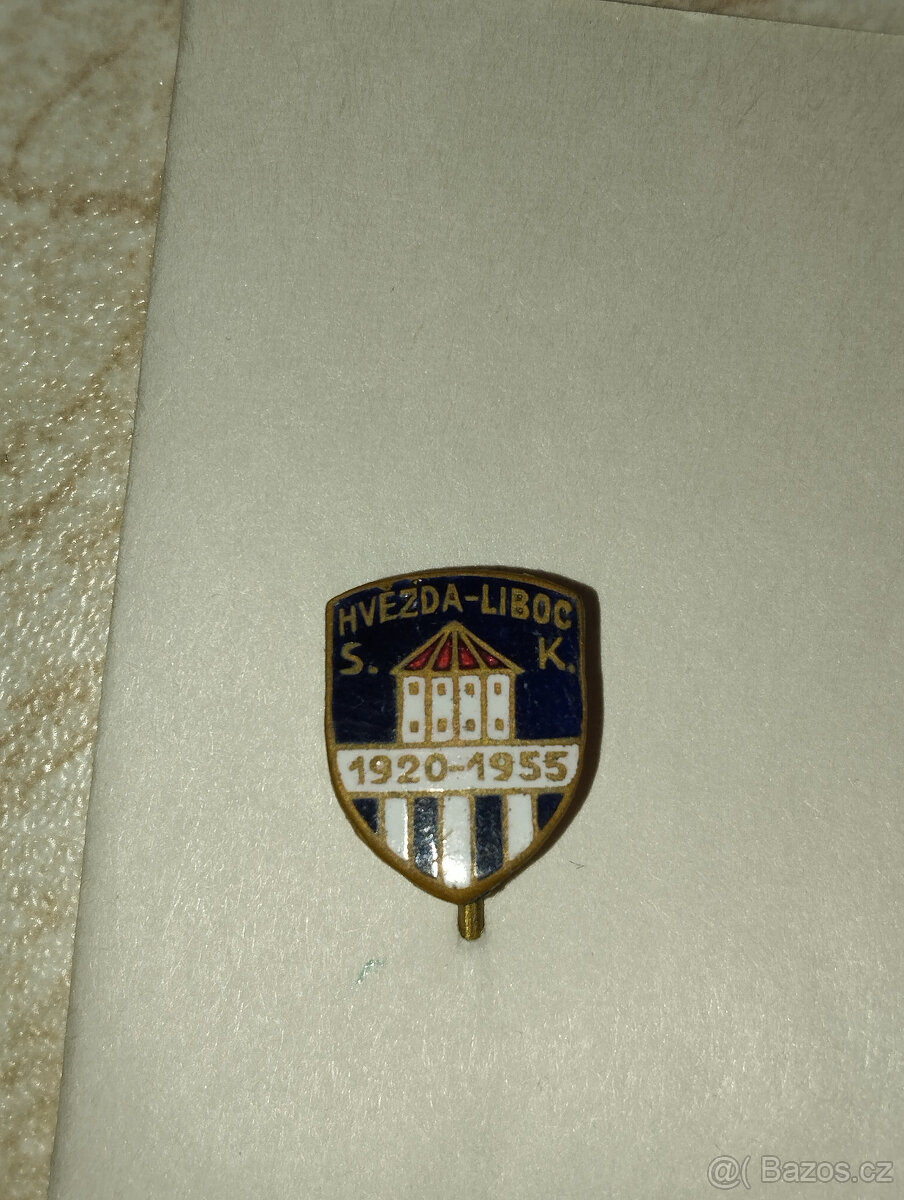 Odznak SK Hvězda Liboc 1920 – 1955 - 2