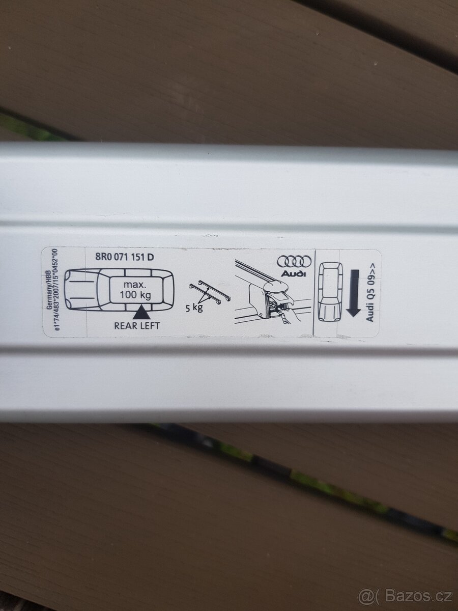Nosiče - Příčníky Audi Q5 - 2