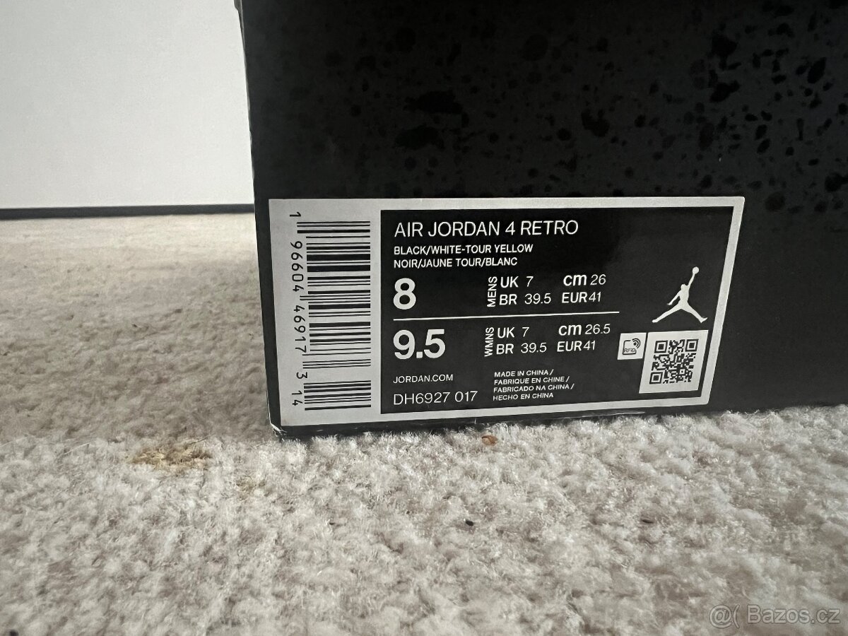 Jordan 4 yellow thunder - 2