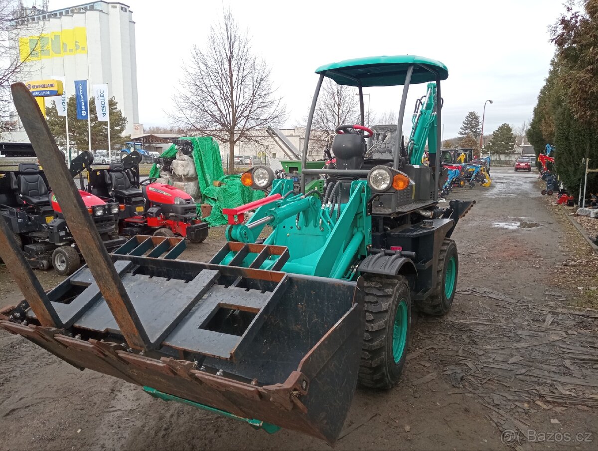 traktor bagr, nakladač, bagr, čelňák, podkop - 2