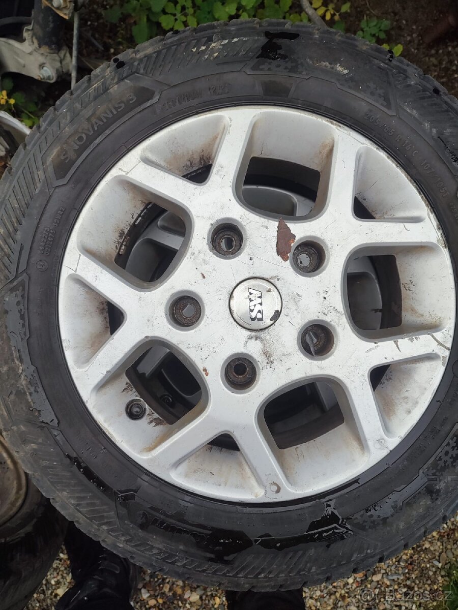 205/65 r16c alu disky ford transit - 2