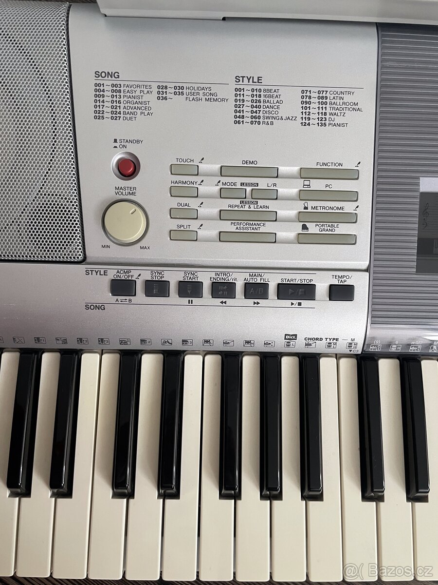 Keyboard Yamaha PSR-295 + stojan + adaptér - 2