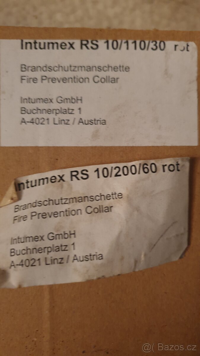 Protipožární manžety Intumex - 2