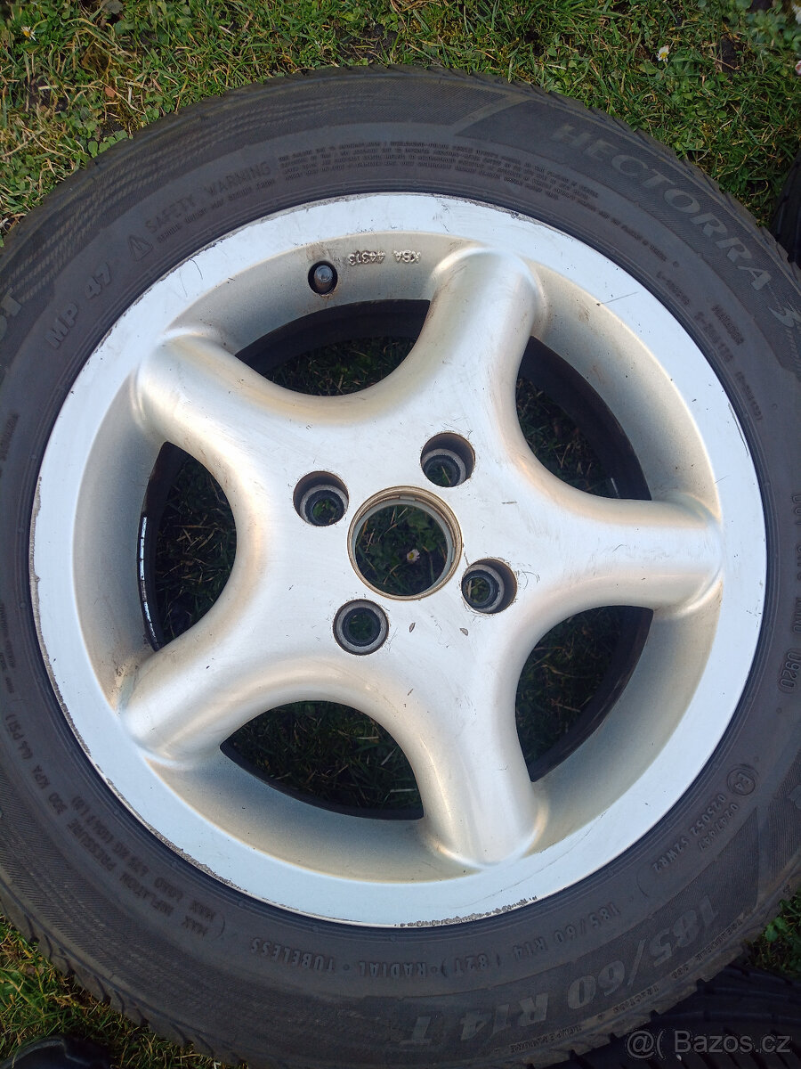 185/60 R14 letní kola+pneu - 2