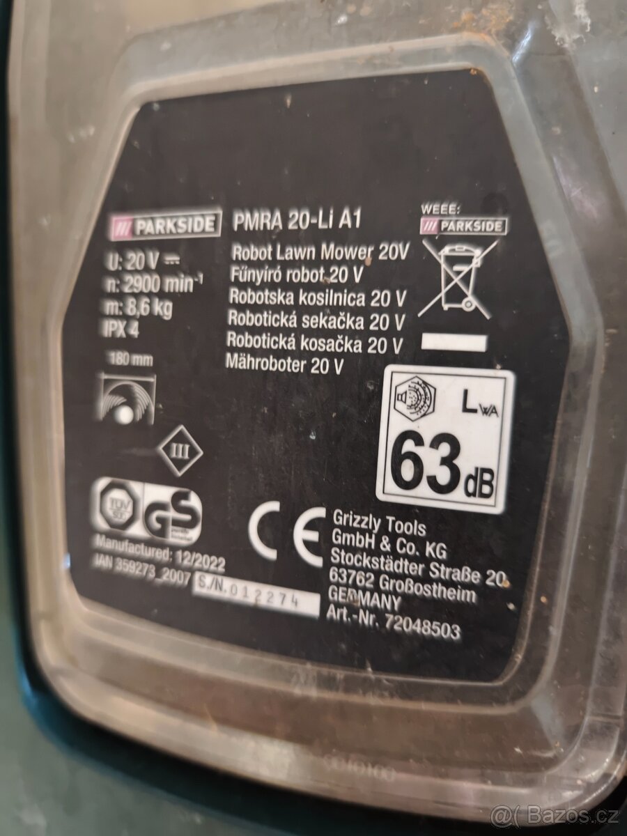 Robotická sekačka parkside - 2