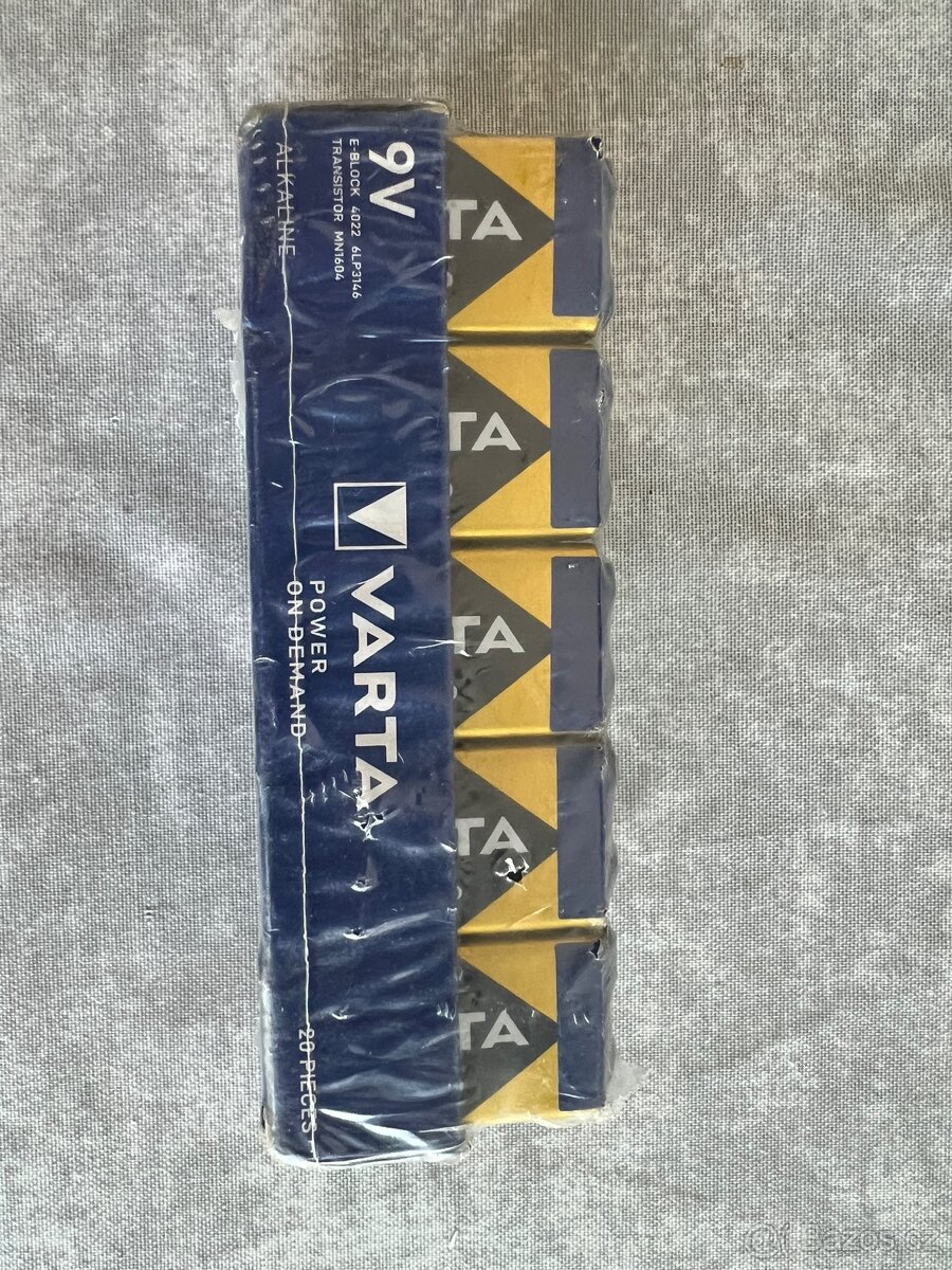 Jednorázová baterie devítivoltová VARTA 9 V - 2