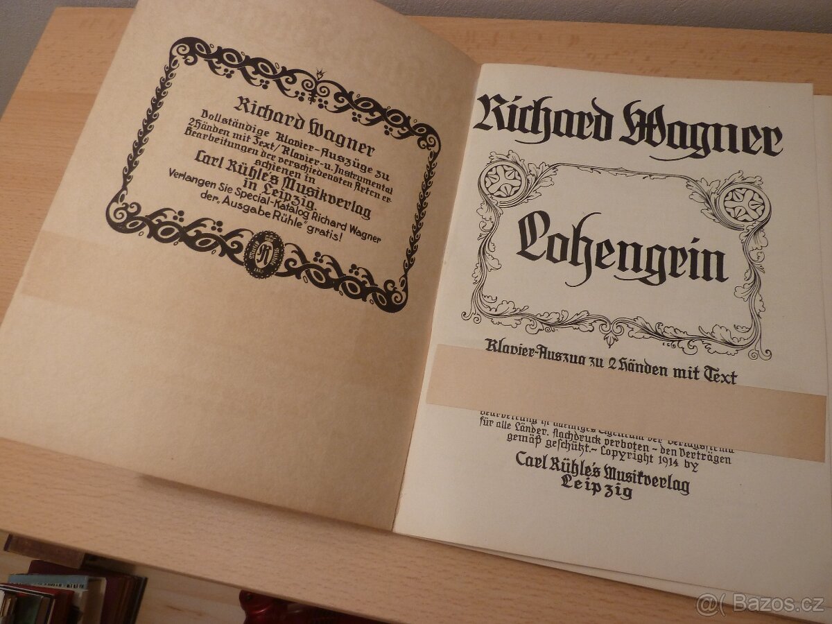 klavírní noty Lohengrin Richard Wagner - 2