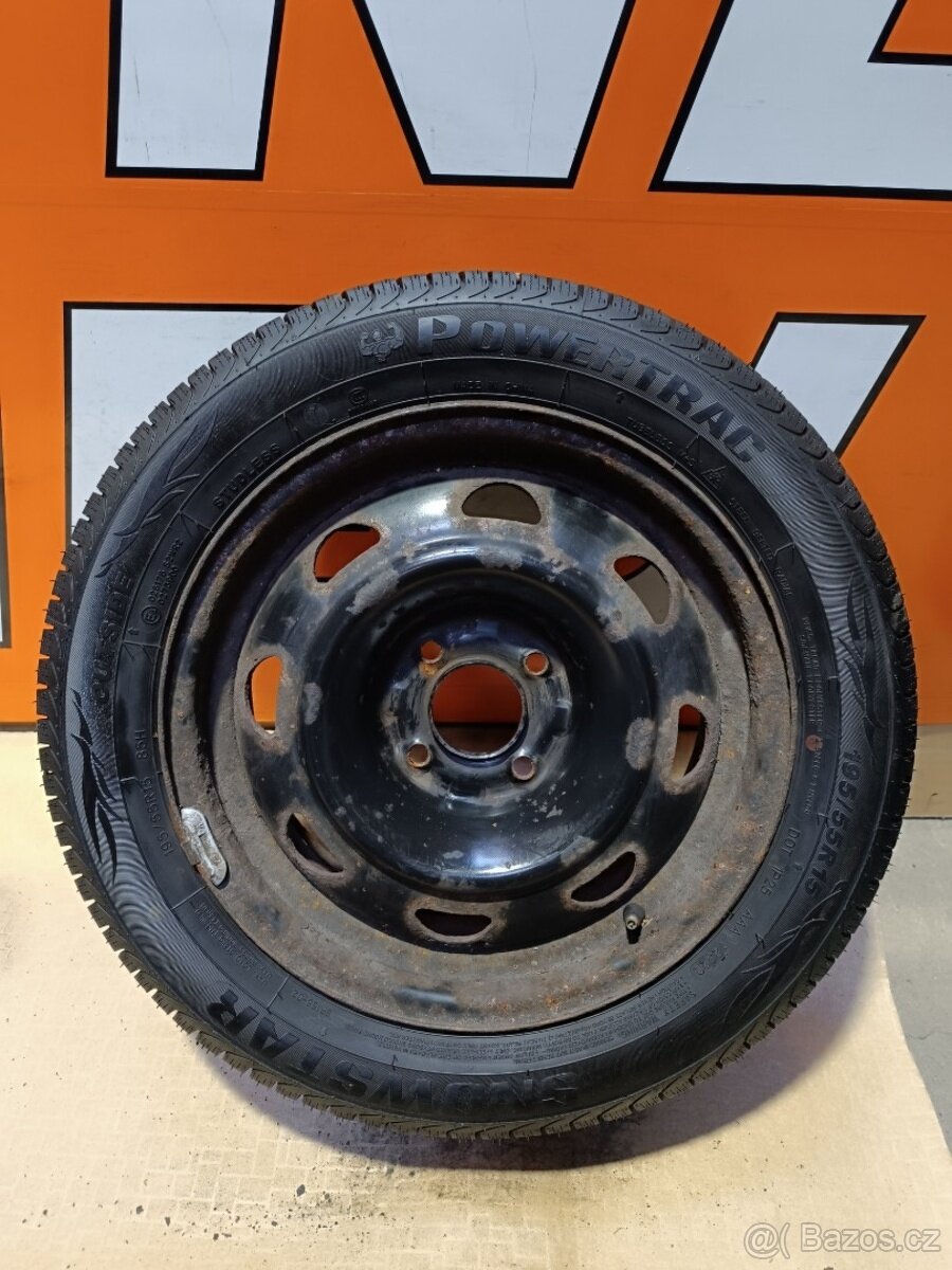 Kola Peugeot, Citroen + zimní pneu 195/55 R15 - 2