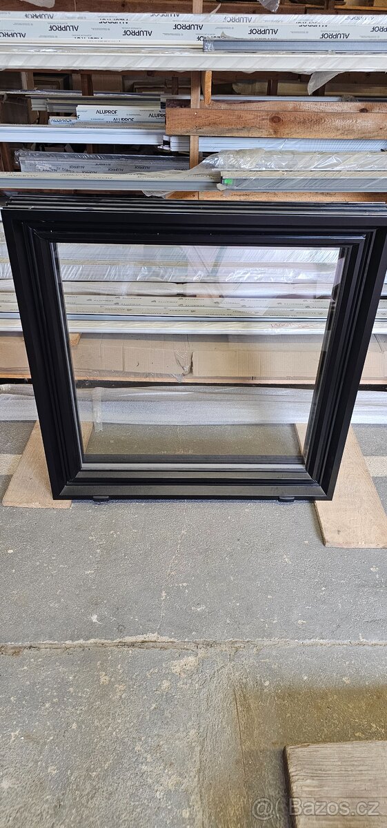 Hliníkové okno - černé - nové - 2