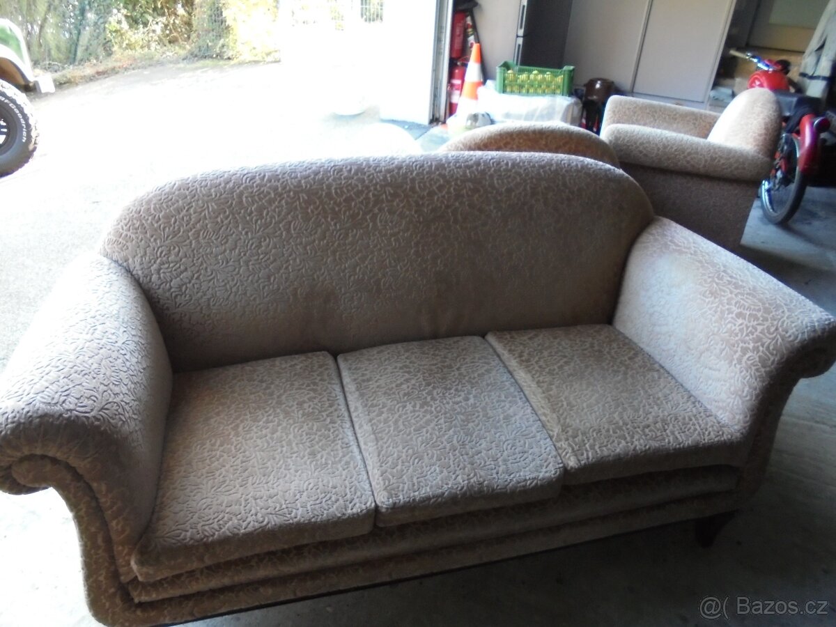 Starožitná sedací souprava cca rok 1930. - 2