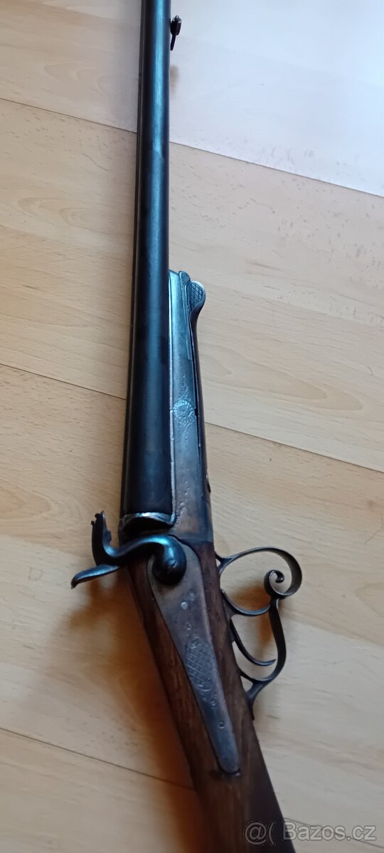 Prodám historickou brokovou dvojku, cal. 16 St Etienne - 2