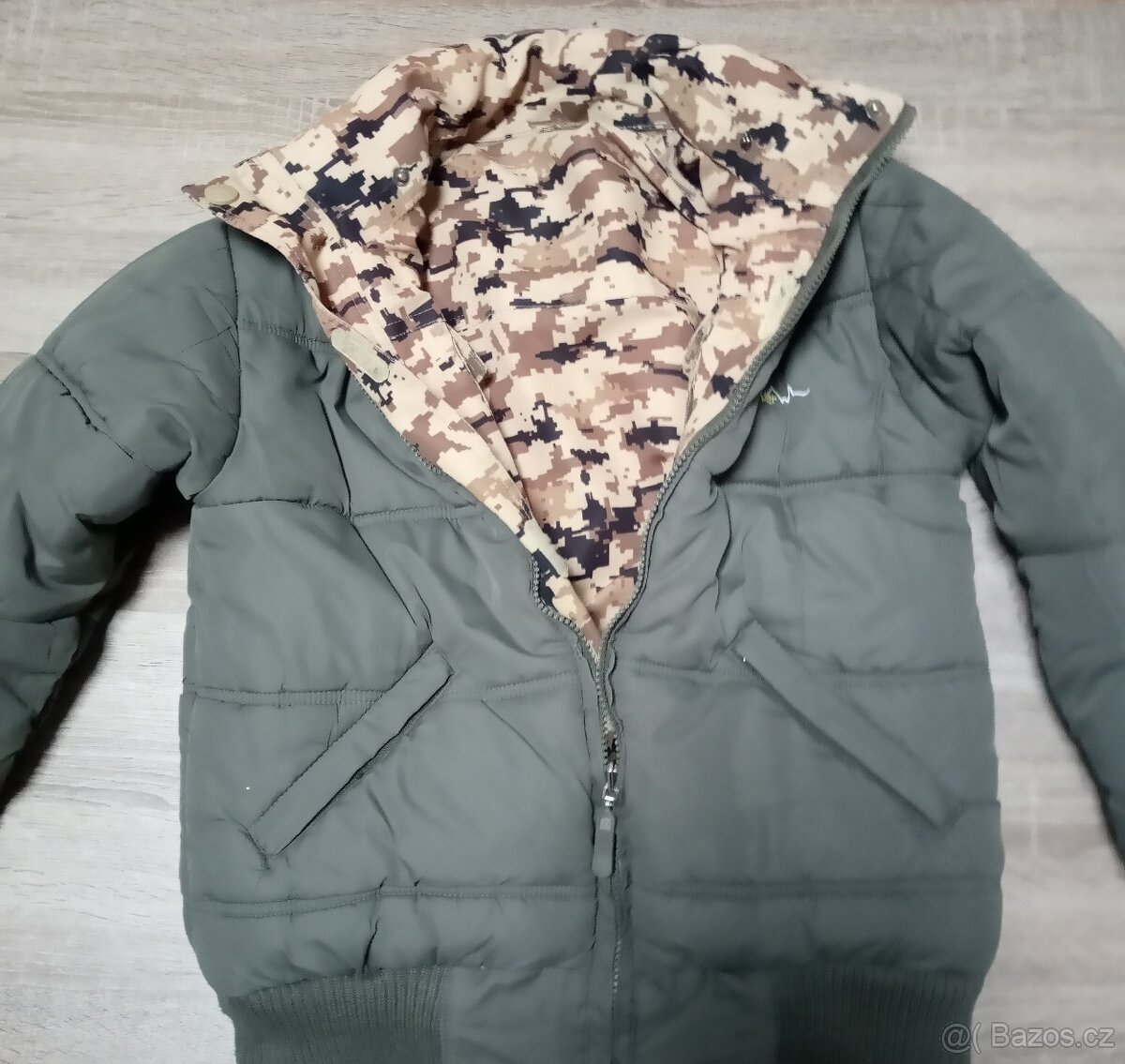 Zimní chlapecká oboustranná bunda vel.140 / 146 - 2