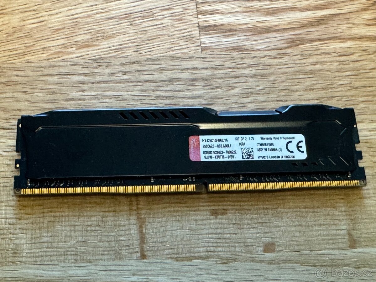 Kingston DDR4 8GB 2666MHz CL15 - 2