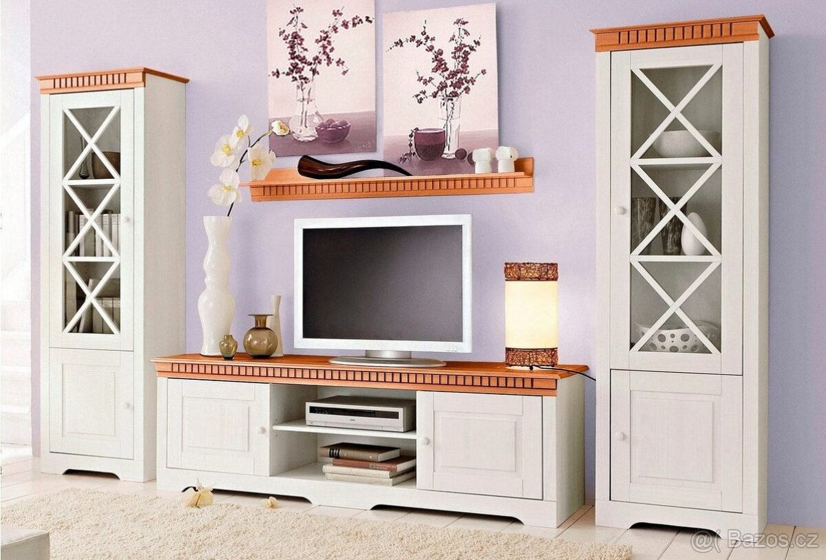 Obývací stěna Lisa KOMPLET masiv NOVÁ 2. jakost - 2