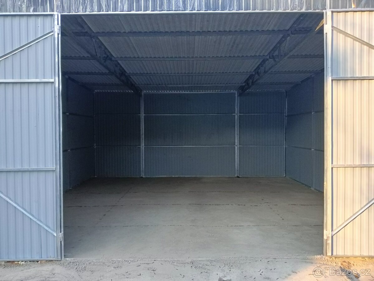 Pronájem ocelové garáže 6x6m - 2