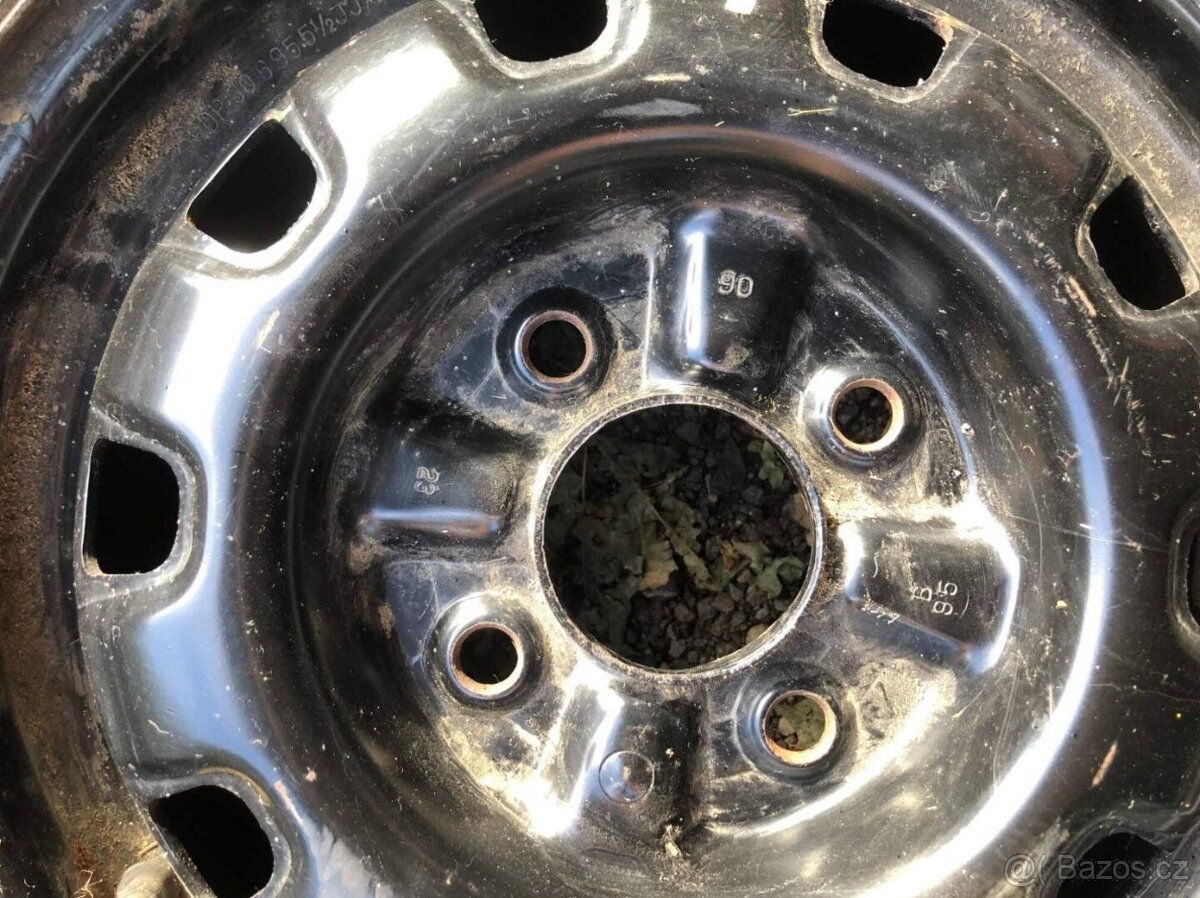 593. disk rozteč 4x100 mm + pneu 195/65 r14 - 2