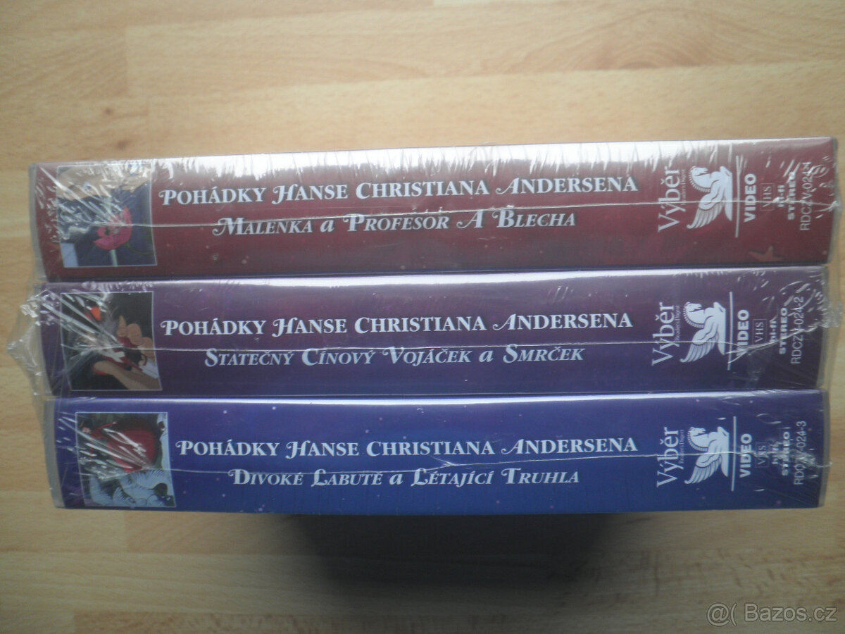 VHS kazety pohádky - 2