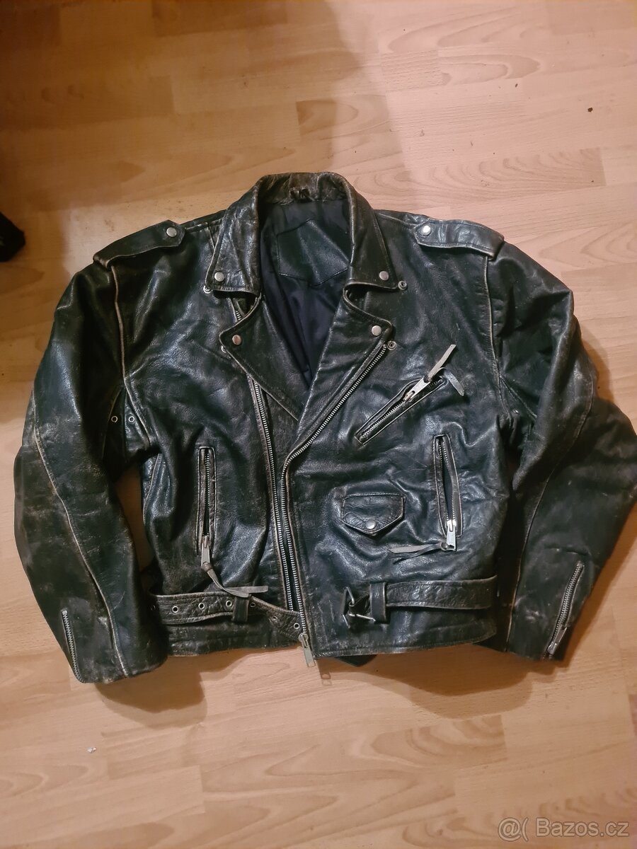 Kožená bunda "Křivák" - 2