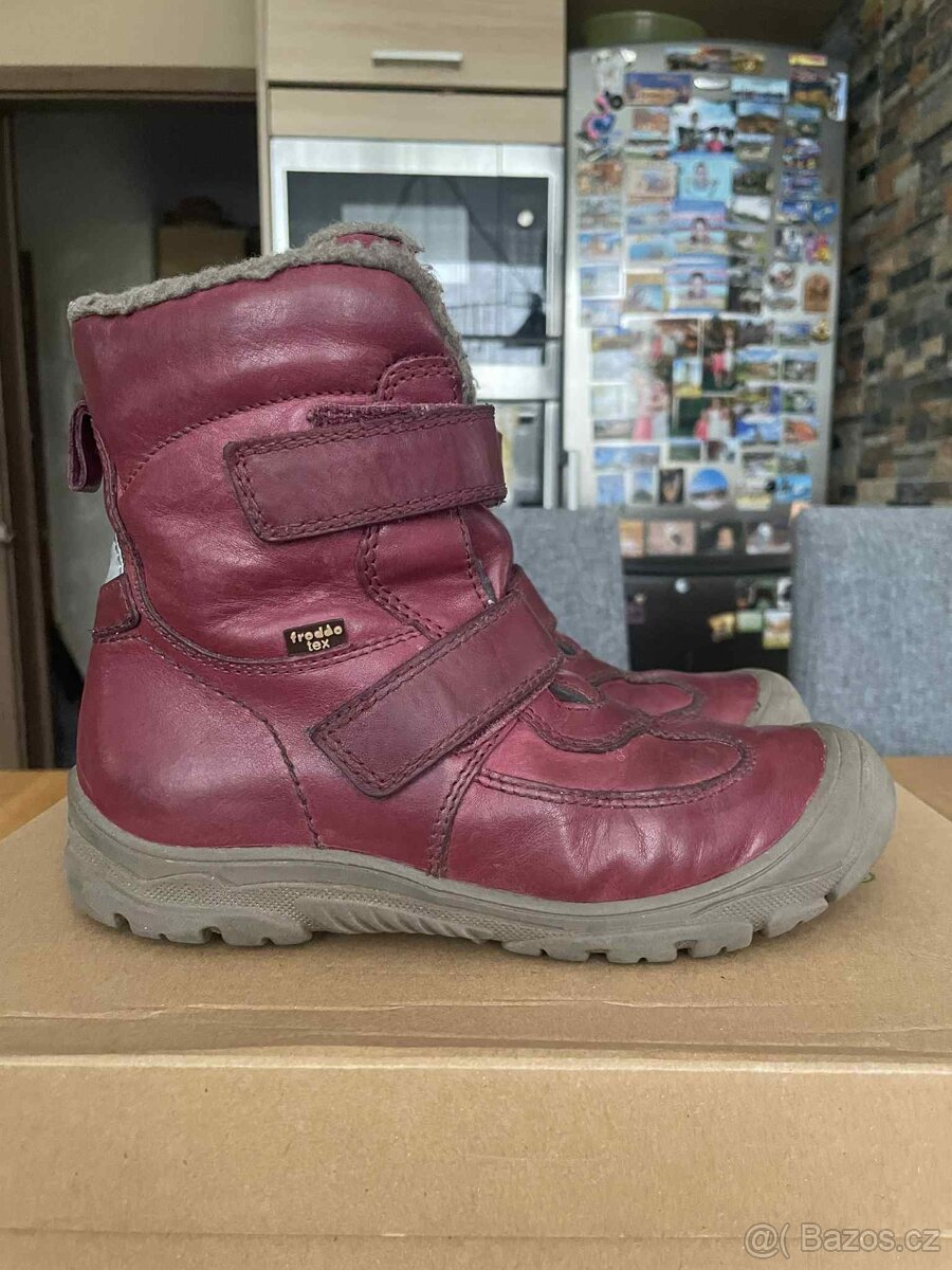 Zimní kožené boty Froddo velikost 35 - 2