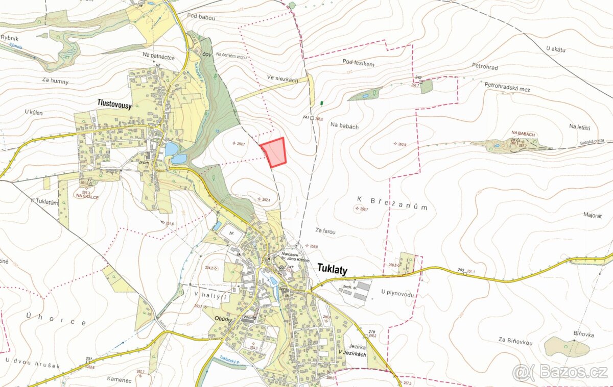 Zemědělská půda, prodej, Tuklaty, Kolín - 2