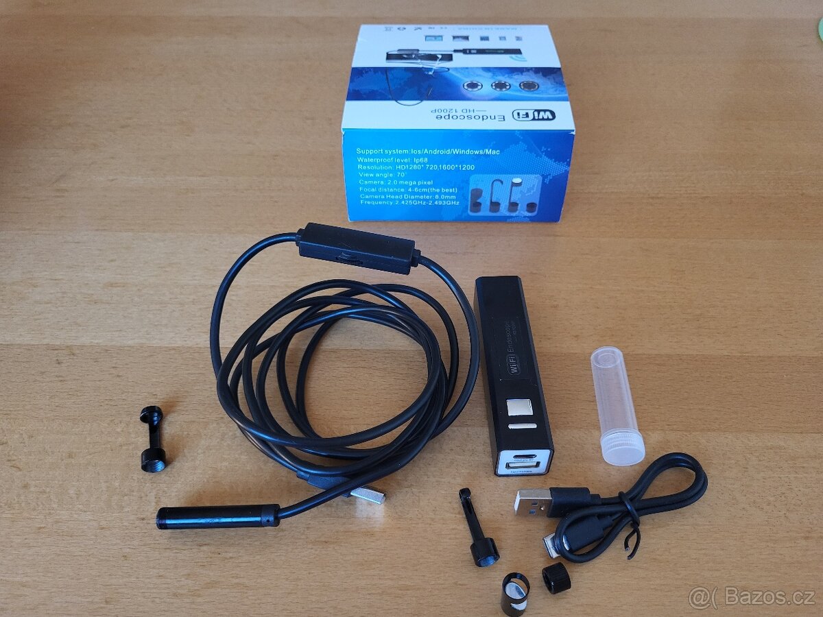 Endoskopická kamera WiFi HD 1200P - 2