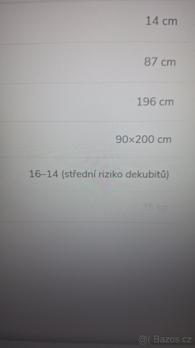 Antidekubitní matrace - 2