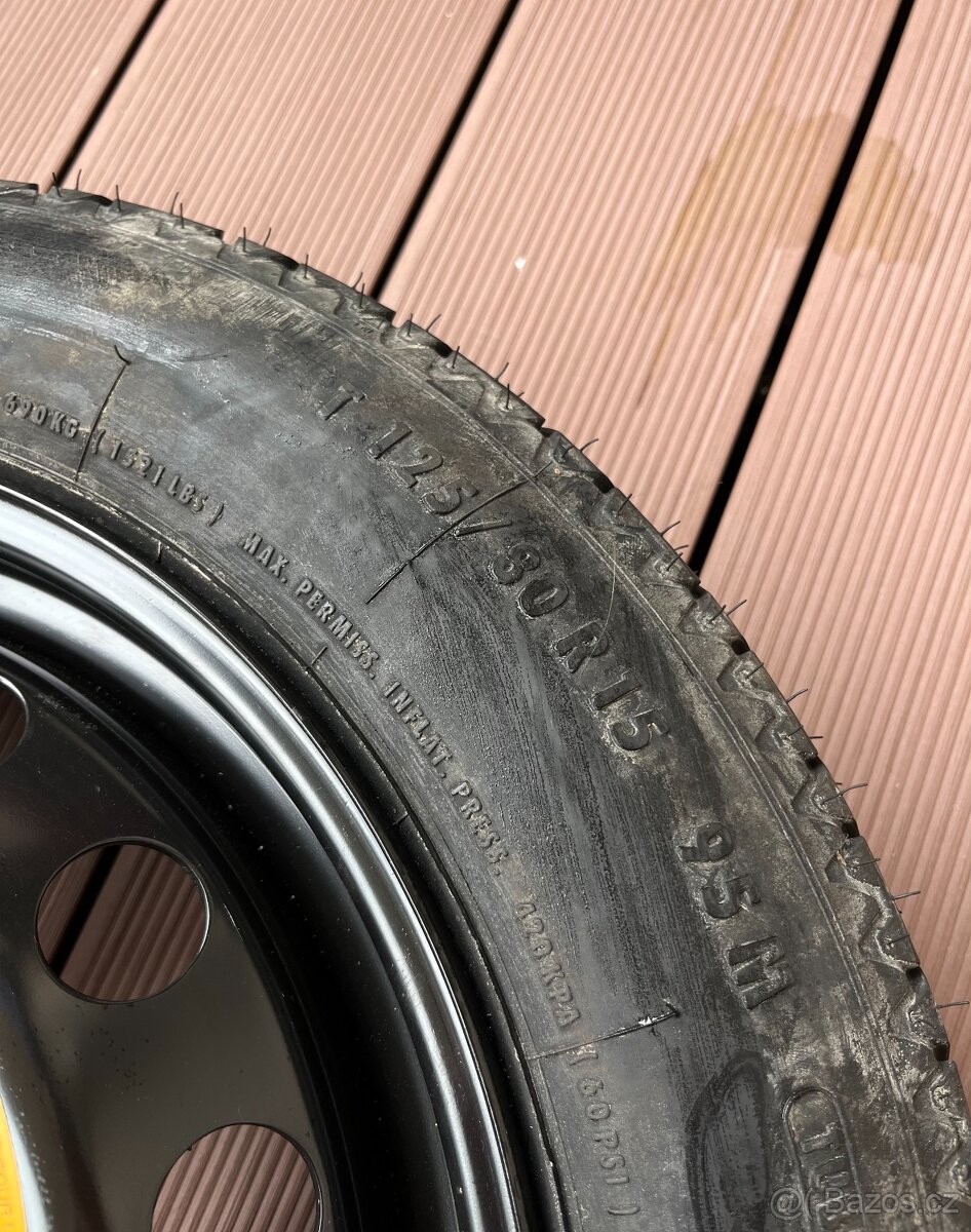 Rezervní kolo 125/80 R15 95M - 2