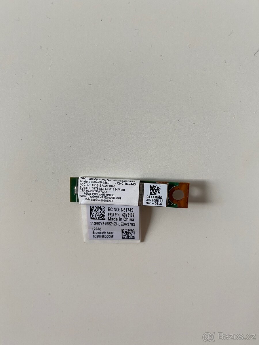 Bluetooth modul do notebooku Lenovo ThinkPad SL 510 - 2