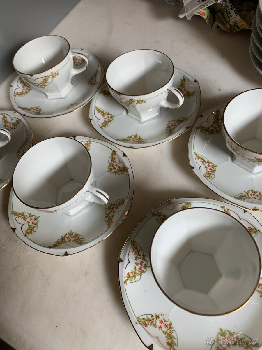 Porcelánová kávová souprava - 2