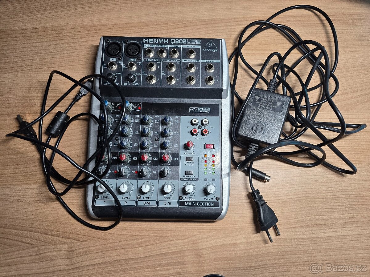 Set pro domácí studio/stream: Samson BT4 + Behringer Q802USB - 2