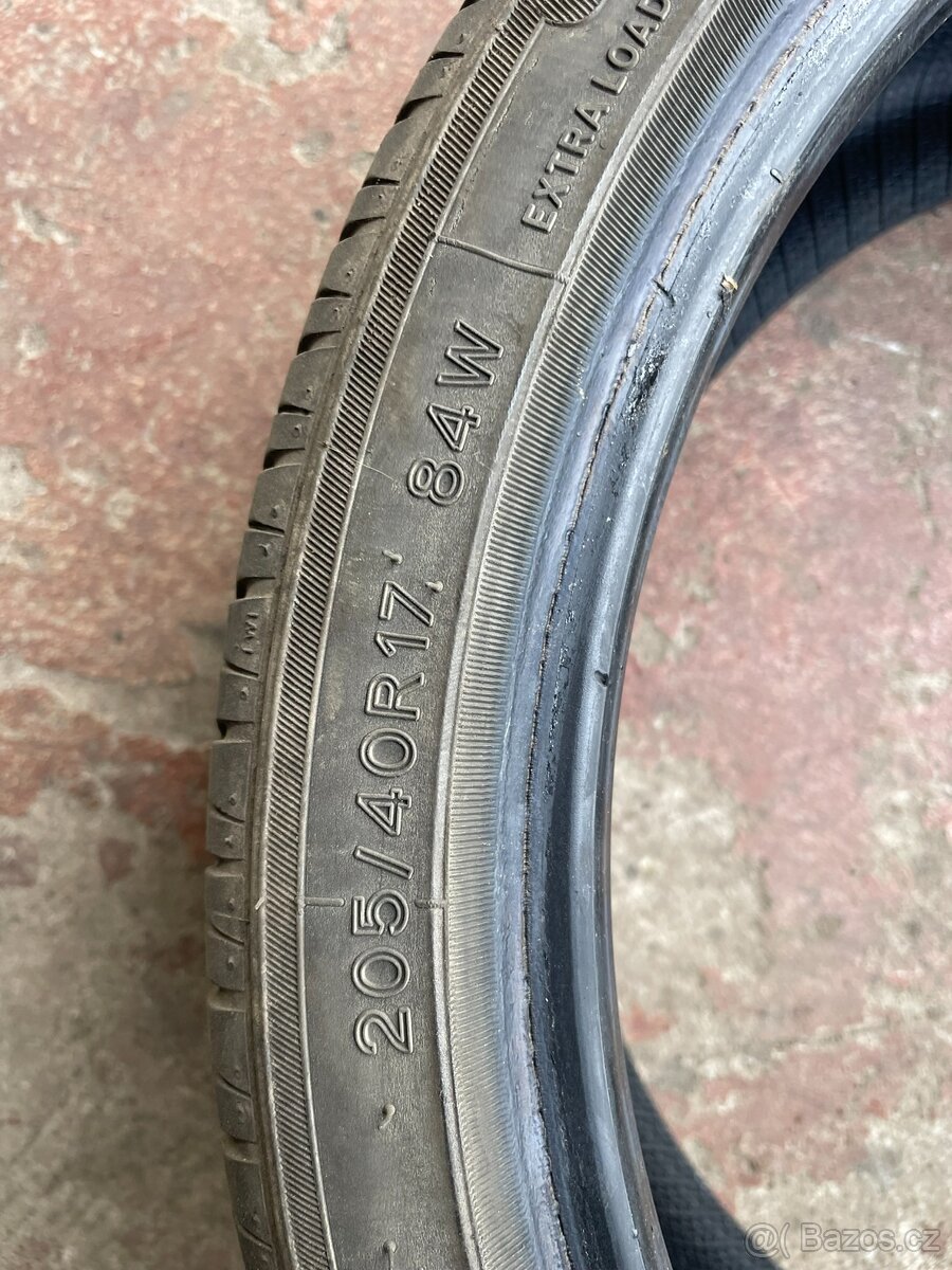 205/40 r17 TOMKET letní - MOŽNO PŘEZOUT - 2