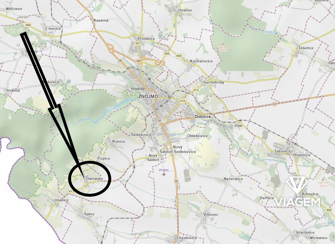 Zahrada 3 121 m² - 2