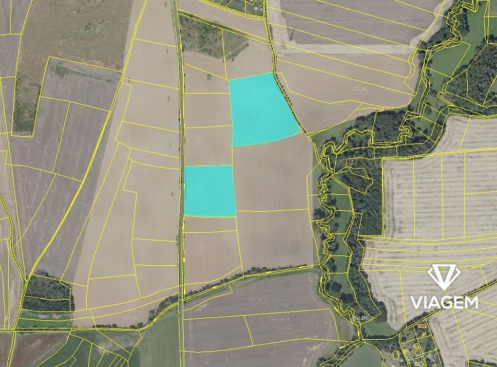 Pole 29 601 m², Podíl 8 % o výměře 2 467 m² - 2