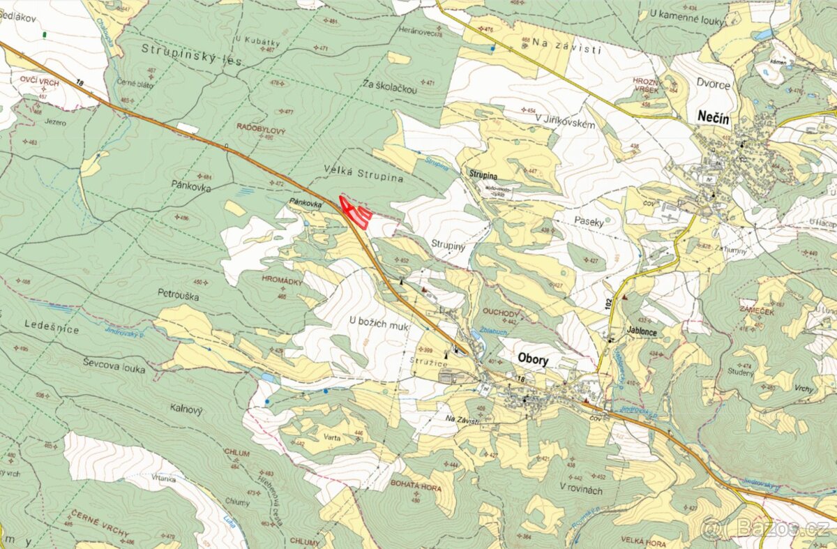 Zemědělská půda, prodej, Obory, Příbram - 2