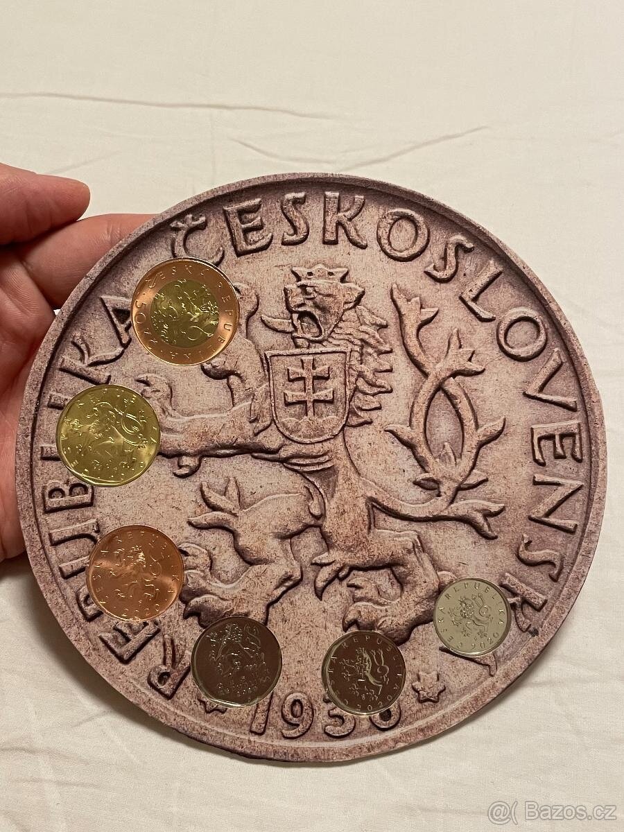 Sada mincí Československo 1 Kčs , číslovano39/100 Rok 2020 - 2
