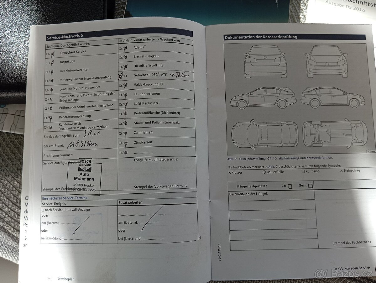 VW Passat B8,2.0 TDI 110 kW,DSG,m2017,poSTK,serviska - 2