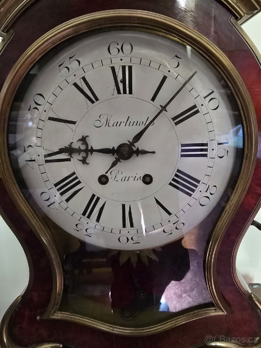 STAROŽITNÉ STOLNÍ HODINY,FRANCIE, 1890 TOP - 2