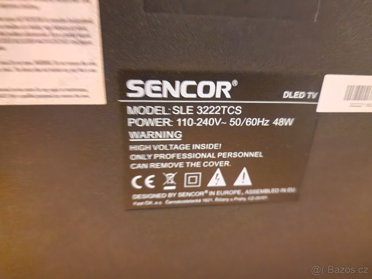 Tv sencor sle3222tcs - 2