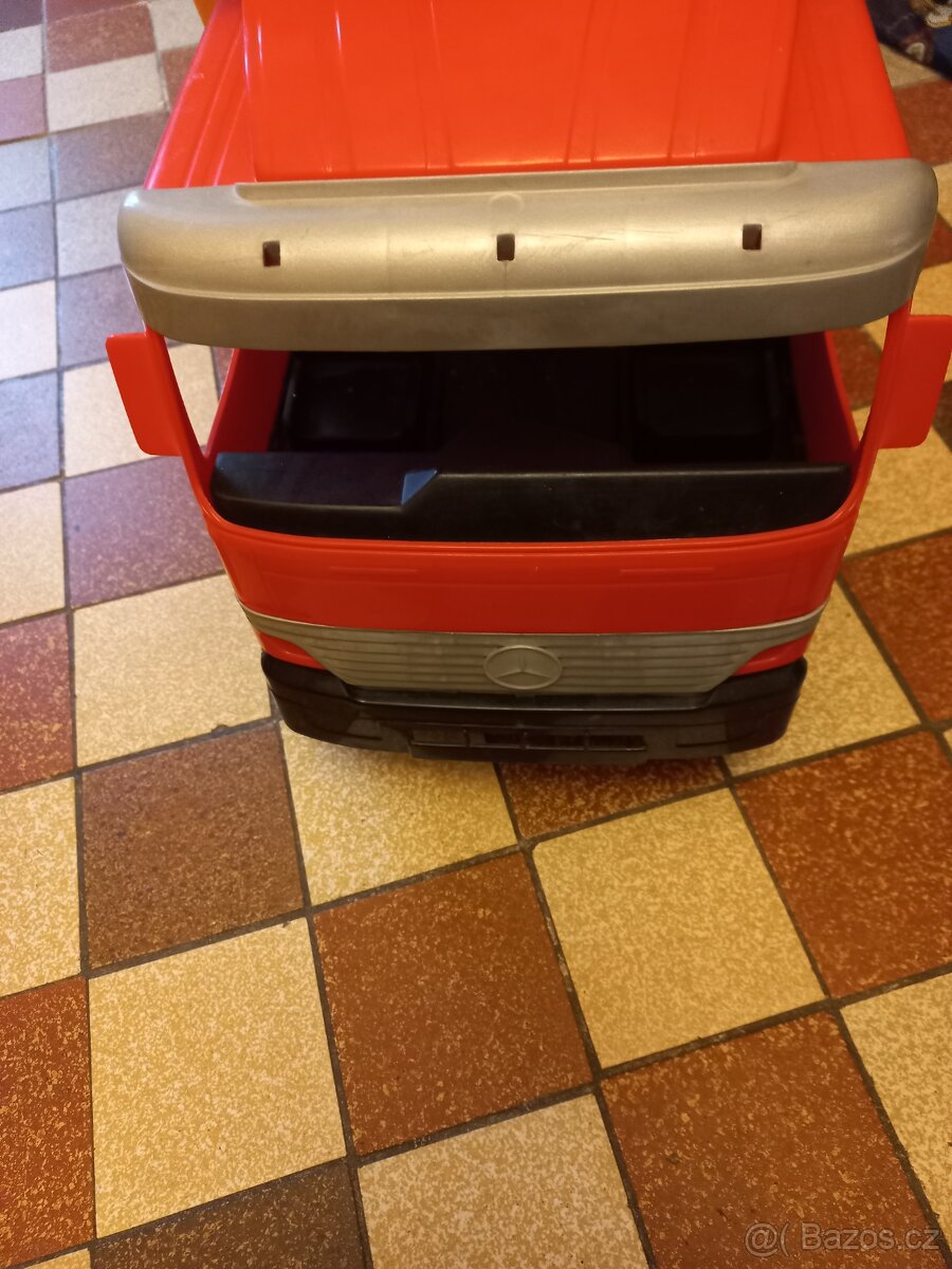 Dětské nákladní auto mercedes zánovní - 2